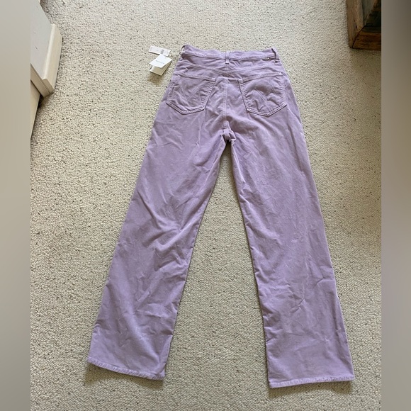 Brand new MOTHER The Tunnel Vision Sneak High-Rise Straight Corduroy Jeans (NWT) - Picture 3 of 16